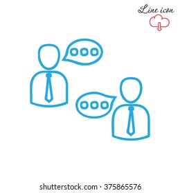 Line icon- conversation
