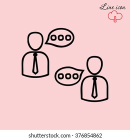 Line icon- conversation