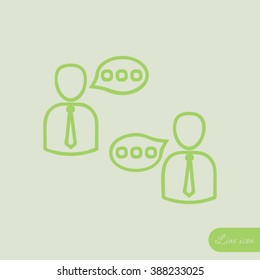 Line icon- conversation