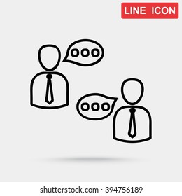 Line icon- conversation