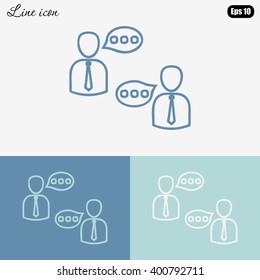 Line icon- conversation