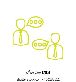 Line icon- conversation
