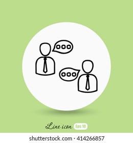 Line icon- conversation