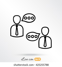 Line icon- conversation