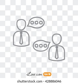 Line icon- conversation