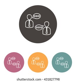 Line icon- conversation