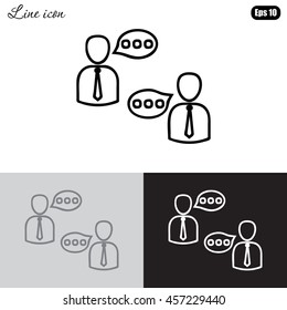 Line icon- conversation