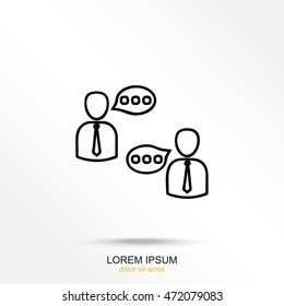 Line icon- conversation