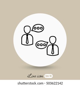Line icon- conversation