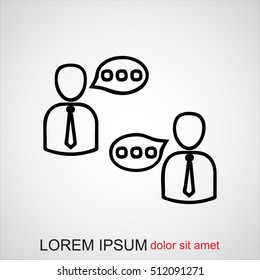 Line icon- conversation