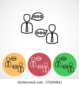 Line icon- conversation