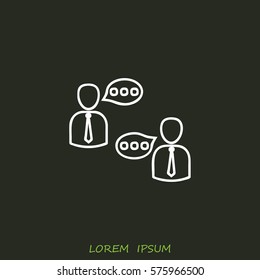 Line icon- conversation