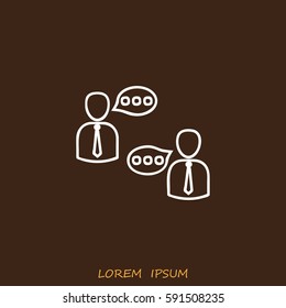 Line icon- conversation