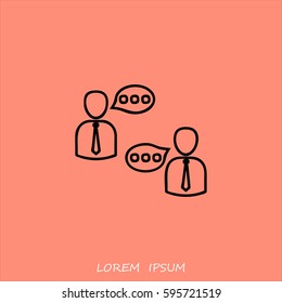 Line icon- conversation