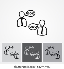 Line icon- conversation
