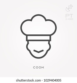 Line Icon Cook