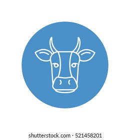 Line icon- cow