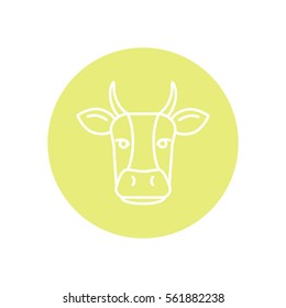 Line icon- cow