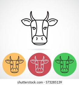 Line icon- cow