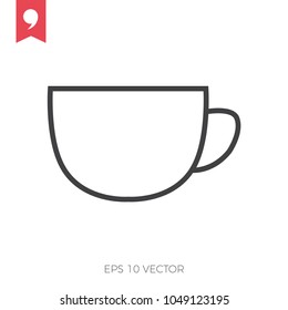 Line icon- cup
