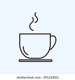Line icon- cup