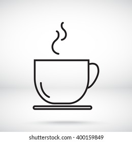 Line icon- cup