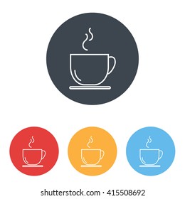 Line icon- cup