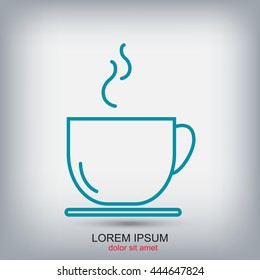 Line icon- cup