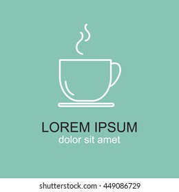 Line icon- cup