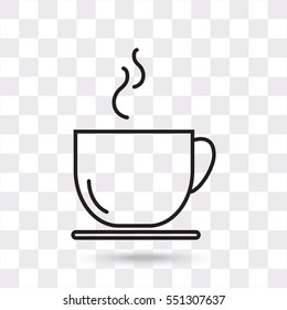 Line icon- cup