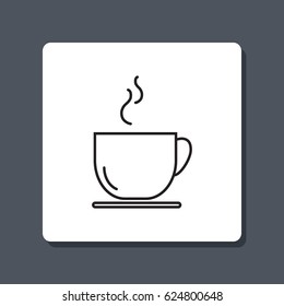 Line icon- cup
