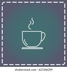 Line icon- cup