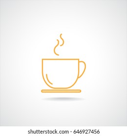 Line icon- cup