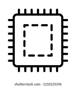 Line icon of  decorative textile 