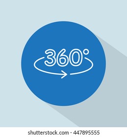 Line icon- degrees view