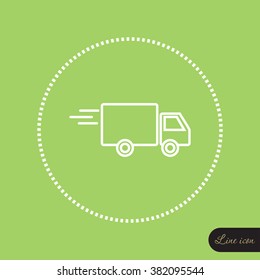 Line icon- delivery