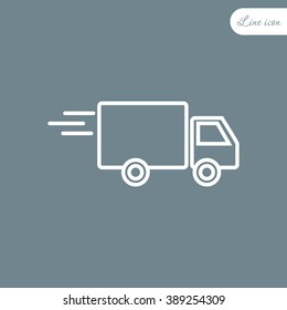 Line icon- delivery