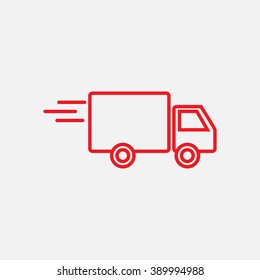 Line icon- delivery