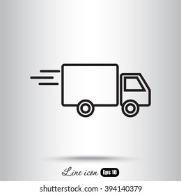 Line icon- delivery