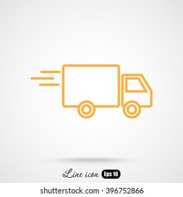 Line icon- delivery