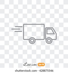 Line icon- delivery