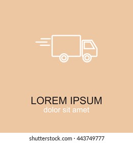 Line icon- delivery
