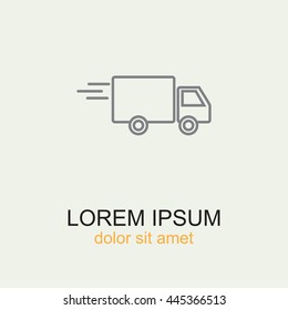 Line icon- delivery