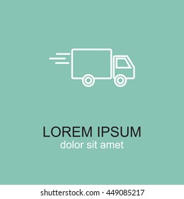 Line icon- delivery