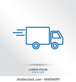Line icon- delivery