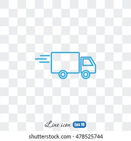 Line icon- delivery