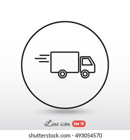 Line icon- delivery