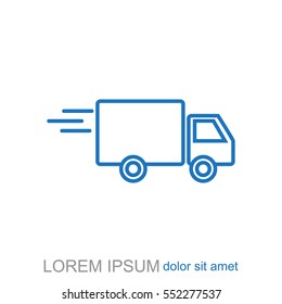 Line icon- delivery