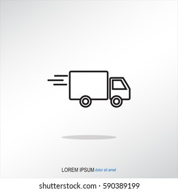 Line icon- delivery