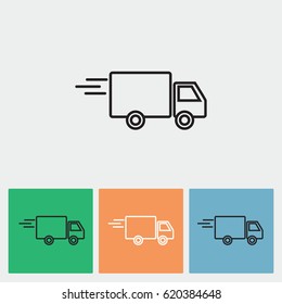 Line icon- delivery